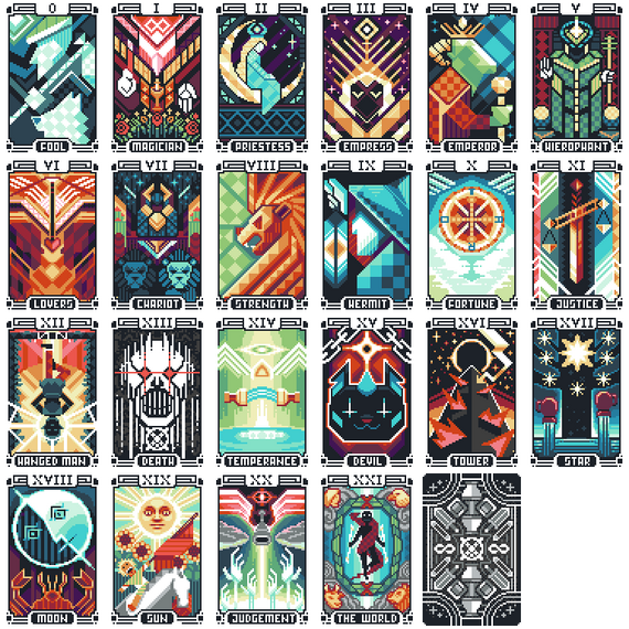 i mean just look at all these tarot cards i drew. i chose to do this